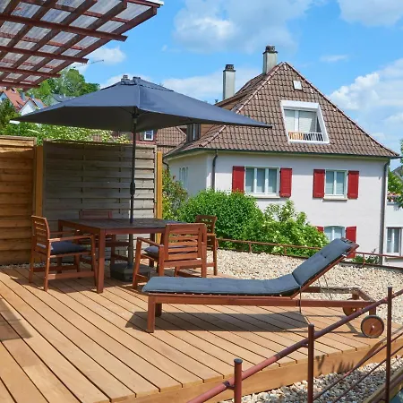 Apartment Stadt- und Kliniknahe 1 Zimmer Wohnung mit Terrasse +